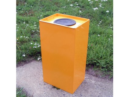 Nádoba na tříděný odpad 100 litrů, žlutá