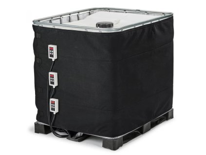 Ohřívací plášť na IBC 1000 l kontejner, 3x termostat
