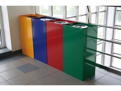 Nádoba na tříděný odpad 100 litrů, zelená