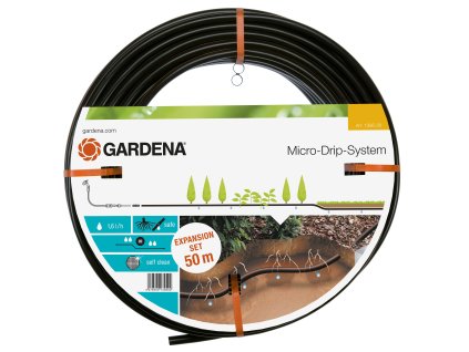 Podzemní kapací hadice 13,7 mm, 50 m - rozšiřovací sada