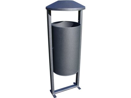 Odpadkový koš venkovní - šedý