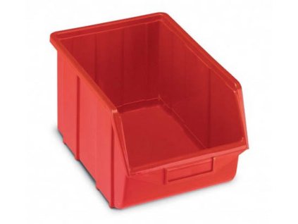 plastovy box ecobox 16 7 x 22 x 35 5 cm cerveny