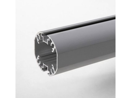 Nohy pro vitríny T a L,  pro zabetonování do země - stříbrné