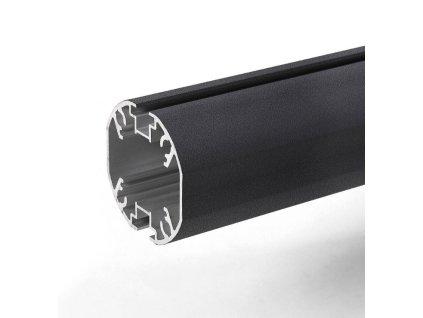 Nohy pro vitríny T a L,  pro přišroubování k zemi - antracitové