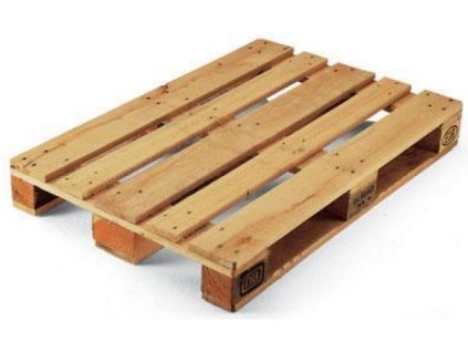 Dřevěná paleta Euro, 14,4 x 120 x 80 cm