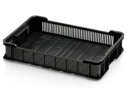 Přepravka ovoce - zelenina, 60 x 40 x 11,6 cm, regranulát