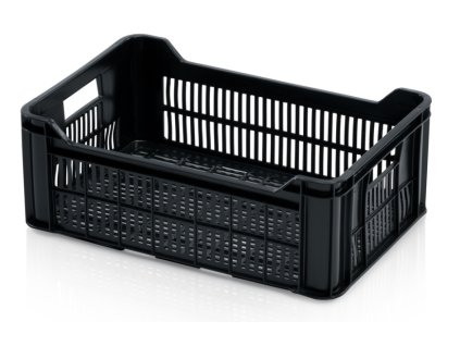 Přepravka ovoce - zelenina, 60 x 40 x 22 cm, regranulát