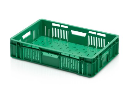 Přepravka ovoce - zelenina, 60 x 40 x 13 cm, HDPE