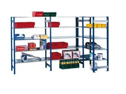 Přídavná police, 130 x 60 cm, 150 kg, bal. 2 ks