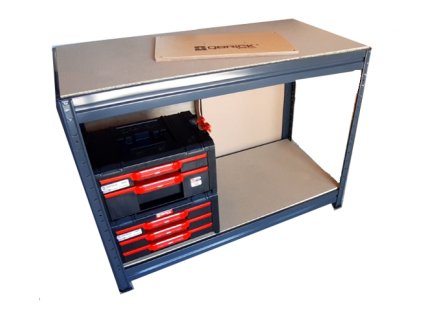 Dílenský ponk QBRICK SYSTEM PRO Drawer Basic Workshop Set Kovo