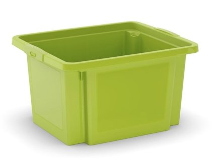 Plastový H box, 25 l, v x š x h: 23 x 42 x 35 cm, zelená