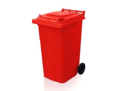 Popelnice 240 litrů červená