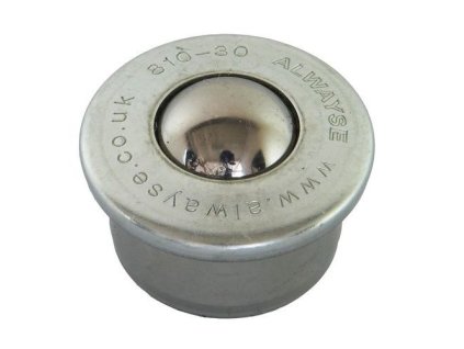 Kuličková kladka, s přírubou, 30 mm