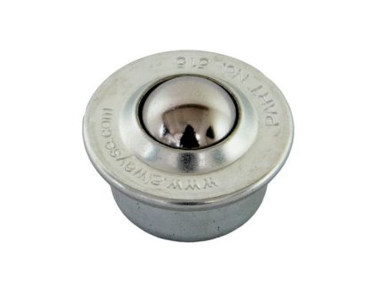 Kuličková kladka EURO-0 s přírubou pro nasouvání, 15 mm