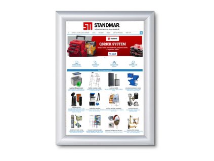 Plakátový rám, A4, ostré rohy