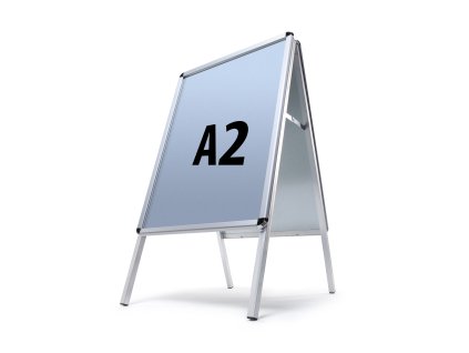 Venkovní áčkový stojan, A2, kulaté rohy