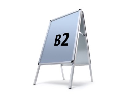 Venkovní áčkový stojan, 500 x 700 mm, kulaté rohy