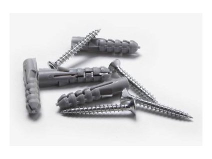 Montážní materiál (4 šroubky, 4 hmoždinky)