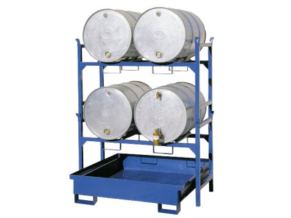 Stojan pro 2 sudy (200l) 1405x600x920 mm, lak