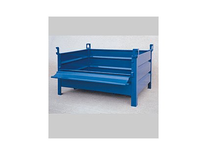 Ohradová paleta s jednou sklopnou stranou 1200x800x600 mm, práškově lakovaná