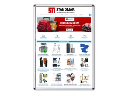 Plakátový rám, B1, kulaté rohy