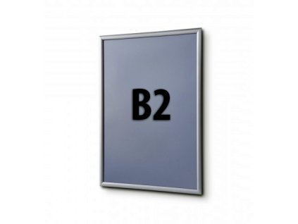 Plakátový rám, B2, nehořlavý, ostré rohy
