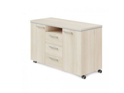 Mobilní kontejner TopOffice Premium 120 x 50,4 cm, akát světlý