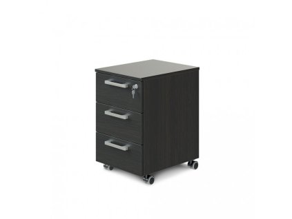 Mobilní kontejner TopOffice Premium 40,8 x 50,4 cm, wenge