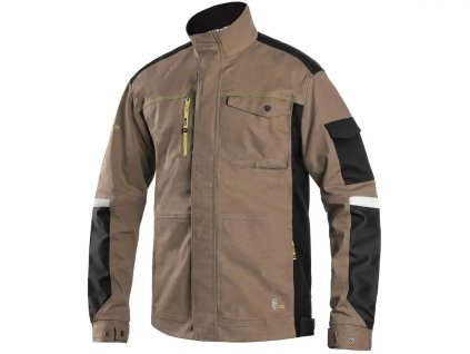 49557 bluza cxs stretch panska bezovo cerna