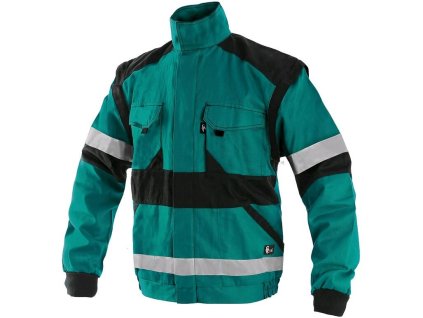 Blůza CXS LUXY BRIGHT, pánská, zeleno-černá (Velikost 46)
