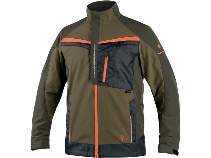 49596 bluza cxs naos panska khaki olivova hv oranzove doplnky