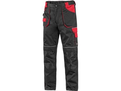 Kalhoty CXS ORION TEODOR, pánské, černo-červené (Velikost 46)