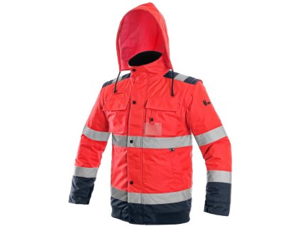 50058 bunda luton vystrazna cerveno modra