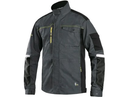 50712 bluza cxs stretch panska tmave seda cerna