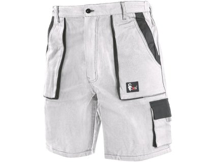 Kraťasy CXS LUXY TOMÁŠ, pánské, bílo-šedé (Velikost 46)