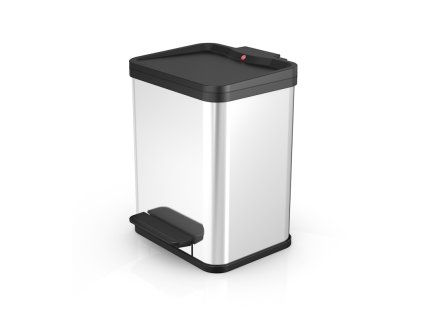 Odpadkový koš Hailo nášlapný 17 litrů, nerez