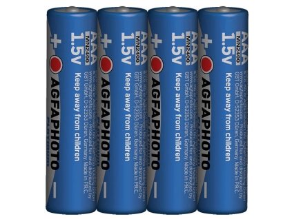 AgfaPhoto Power alkalická baterie LR03/AAA, shrink 4ks