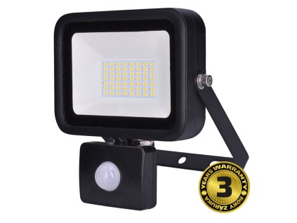Solight LED reflektor PRO se senzorem, 50W, 4600lm, 5000K, IP44