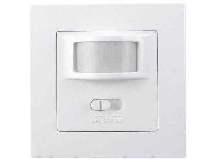 Solight PIR senzor interiérový, do krabičky od vypínačů, funkce zapnutí-vypnutí senzoru, bílý