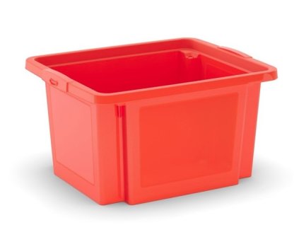 Plastový H box, 25 l, v x š x h: 23 x 42 x 35 cm, oranžová