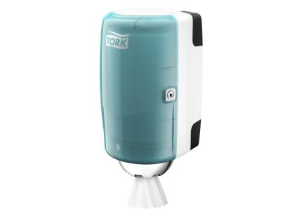 Zásobník na papírové ručníky v mini roli TORK tyrkys M1
