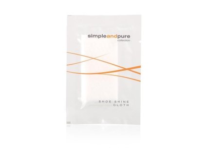 Hotelový čistící ubrousek na boty v sáčku Simple and Pure - 250ks