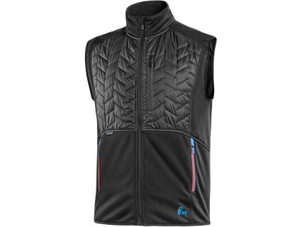 Vesta CXS LEONIS, pánská, černá s HV modro/červenými doplňky (Velikost S)