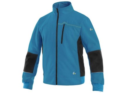 Mikina CXS TEXAS, pánská, středně modrá-černá (Velikost S)