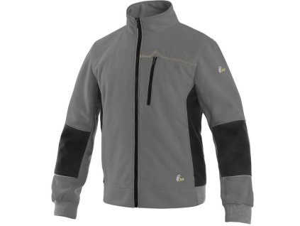 Mikina CXS TEXAS, pánská, šedo-černá (Velikost S)