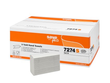 Papírové ručníky skládané CELTEX S-Plus V Cell 3000ks, 2vrstvy