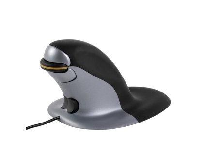 Vertikální ergonomická myš Fellowes Penguin, vel.M, drátová