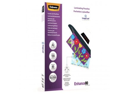 laminovaci folie fellowes a3 80 mic imagelast leskle img fel lamino a3 80 mic baleni fd 99
