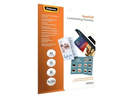 laminovaci folie fellowes a3 80 mic leskle snadne slozeni 25ks img laminovac flie fellowes a3 80 mic snadn sloen 25ks fd 99