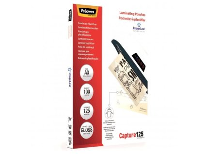 laminovaci folie fellowes a3 125 mic imagelast leskle img fel lamino a3 125 mic baleni fd 99